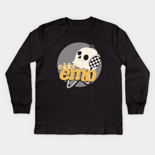 Elder emo Kids Long Sleeve T-Shirt